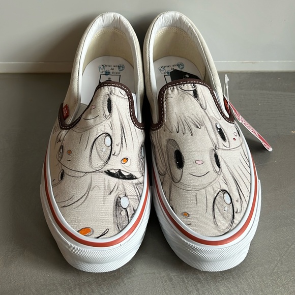 Vans x Javier Calleja OG Classic Slip-On Potting Soil Turtledove Sneakers - Picture 3 of 11